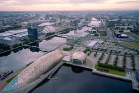 There are concerns about parts of Glasgow being flooded.