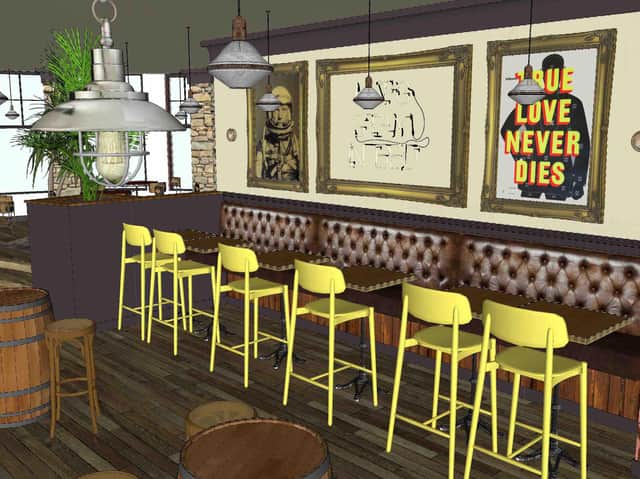 Plans for the Blackfriars interior.