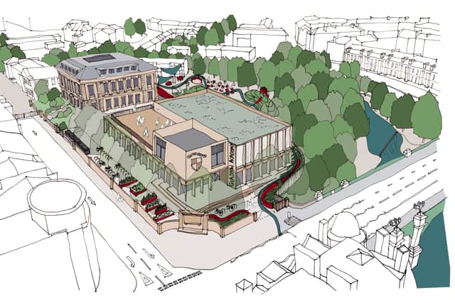 Plans for the new Glasgow Academy building.