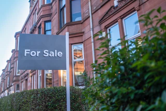 House prices in Glasgow are rising.