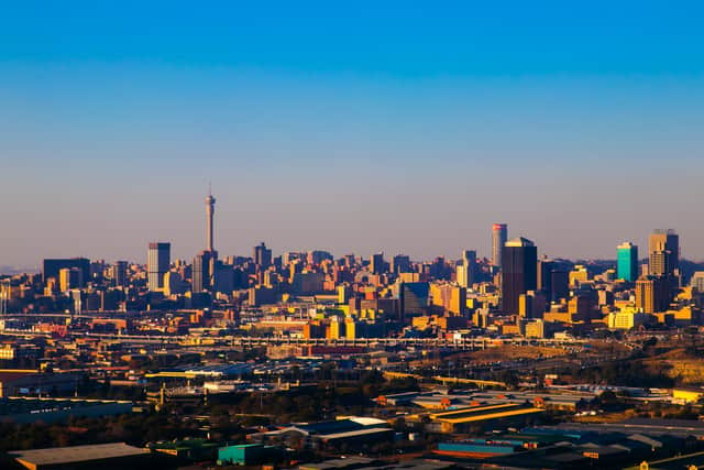 Johannesburg is cooler than Glasgow.