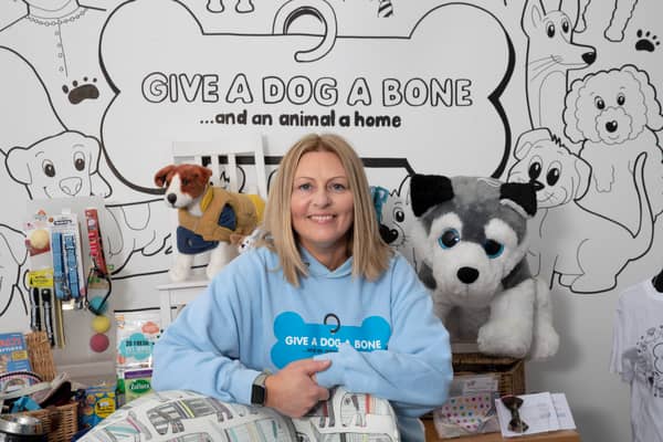 Give a Dog a Bone Charity founder and Award Winner Louise Russell. 