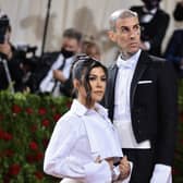 Travis Barker and Kourtney Kardashian at The 2022 Met Gala (Getty Images)
