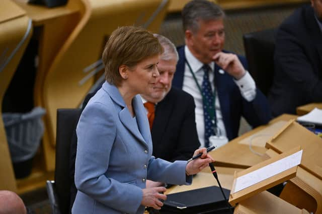 First Minister Nicola Sturgeon set out the road to IndyRef2.