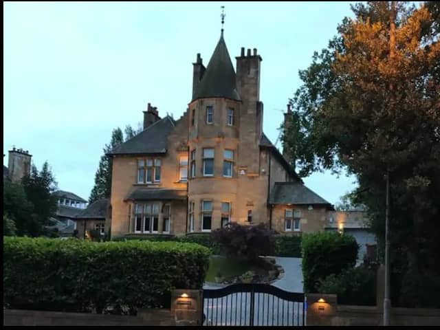 This Scottish Baronial mansion/castle just 20-minutes from Glasgow sleeps 12 people (Photo by Jackie on Airbnb)