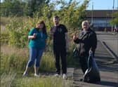 Locals have been cleaning up the area.