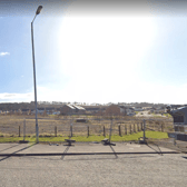 The site on the southern edge of Glasgow.