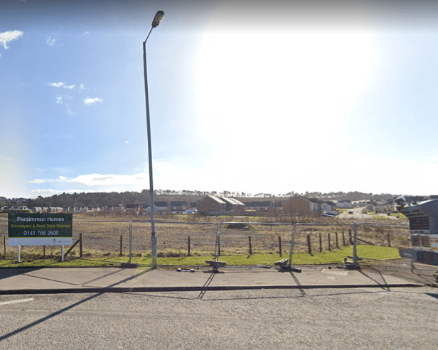 The site on the southern edge of Glasgow.