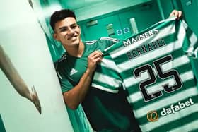 Bernabei will wear the number 25 jersey (Credit: @CelticFC)