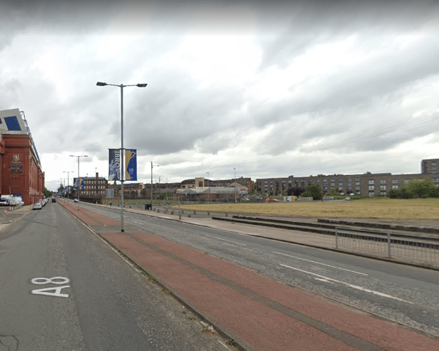 Edmiston Drive, outside Ibrox.
