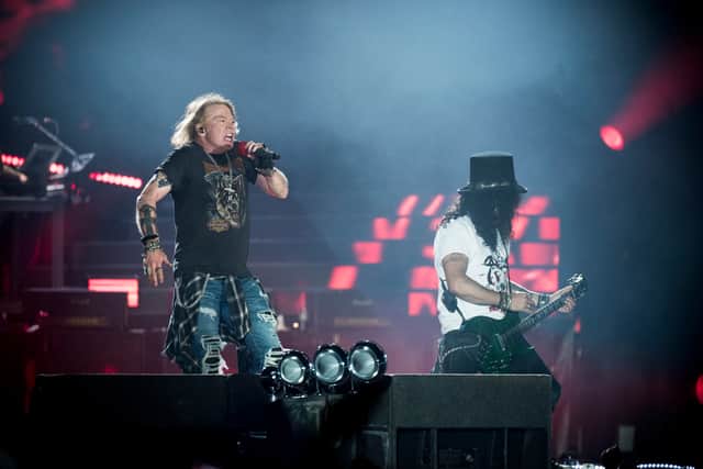 Guns N’ Roses are coming to Glasgow.