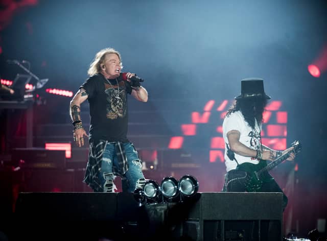 Guns N’ Roses are coming to Glasgow.
