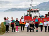 Artist Rhona Taylor and Jonathan Walker from Clyde Fishermen’s Trust held a workshop with pupils from Carradale Primary School to create original artwork, taking inspiration from the life and work of 20th century writer and polymath Naomi Mitchison.