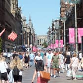 Buchanan Street in Glasgow.