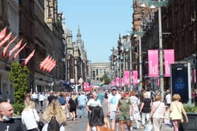 Buchanan Street in Glasgow.