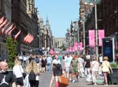 Buchanan Street in Glasgow.