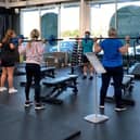 The weightlifting workshops.