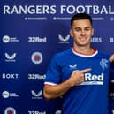 Rangers have signed former Derby County forward Tom Lawrence on a free transfer (Image: @RangersFC/Twitter)
