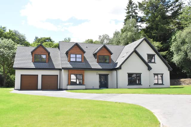 The homes are near Loch Lomond.