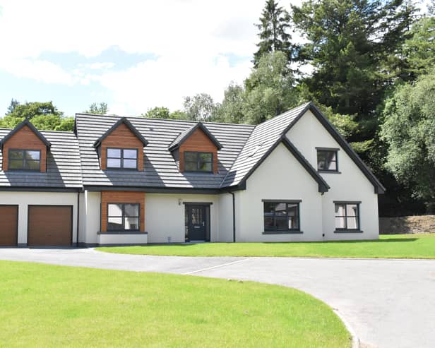 The homes are near Loch Lomond.