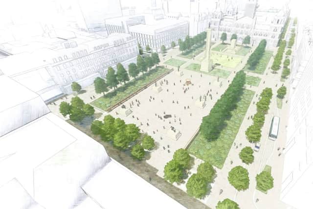The plans for George Square.