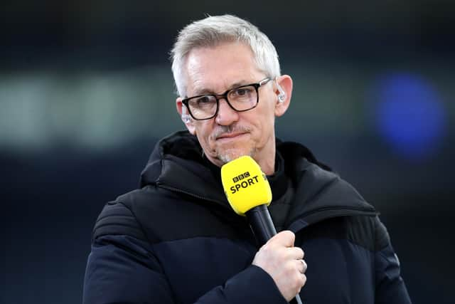 Lineker has worked with the BBC since his retirement from football in 1994