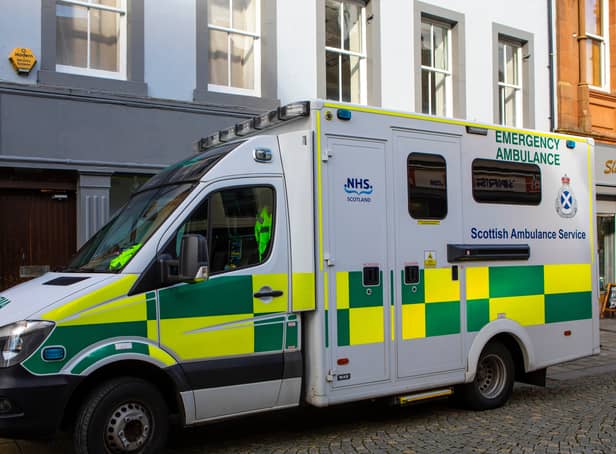 <p>Scottish Ambulance Service.</p>