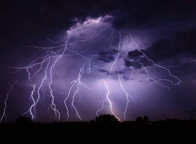 We could get thunderstorms this week.