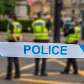 Police in Glasgow.