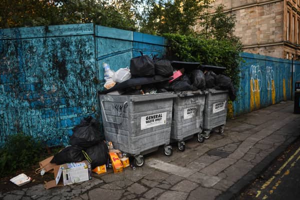There have been complaints about rubbish in the city.