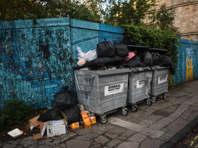 There have been complaints about rubbish in the city.