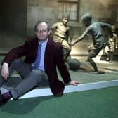 Ged O'Brien, Curator of the Scottish Football Museum at Hampden.