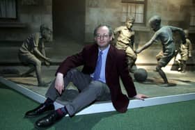 Ged O'Brien, Curator of the Scottish Football Museum at Hampden.