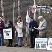 There have been vigils and protests outside clinics.