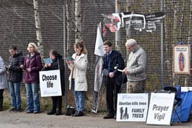 There have been vigils and protests outside clinics.