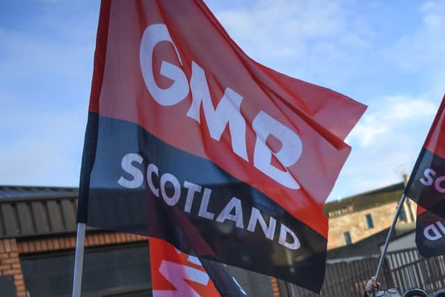 GMB members held a protest last week.