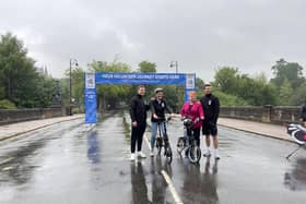 Sean Batty and Judy Murray got on their bikes today to promote the upcoming 2023 UCI Cycling Worlds'