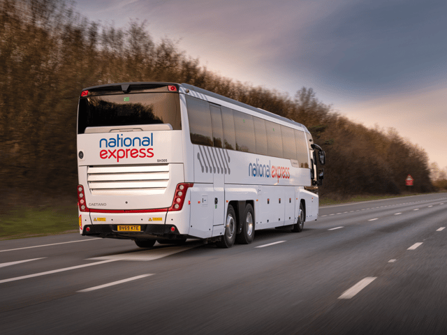 A National Express coach 