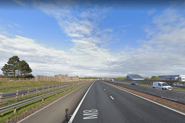 The M8 will be closed between junctions 7 and 8.