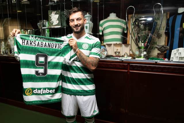 New Celtic signing Sead Haksabanovic has been handed the No.9 jersey
