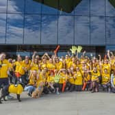 Walkers set off from the Riverside Museum to raise funds for Glasgow’s Beatson Cancer Charity