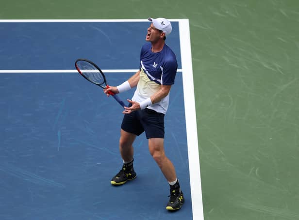 <p>Andy Murray breezes through first round in straight sets</p>