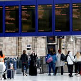 Glasgow Central train station.