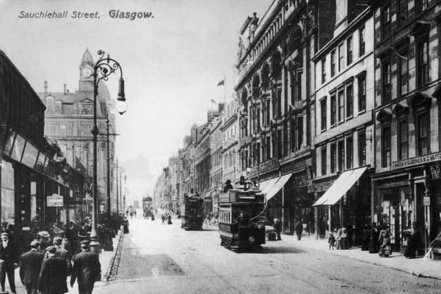 Sauchiehall Street has changed over the years.