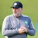 Ange Postecoglou, Manager of Celtic looks on during a Celtic Training Session ahead of their UEFA Champions League group F match against Real Madrid
