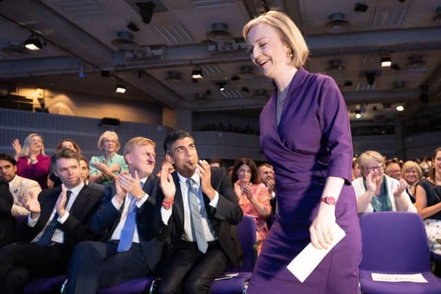 Ms Truss beat Rishi Sunak in the Tory leadership race after a vote amongst members of the Conservative Party. Credit: Getty Images