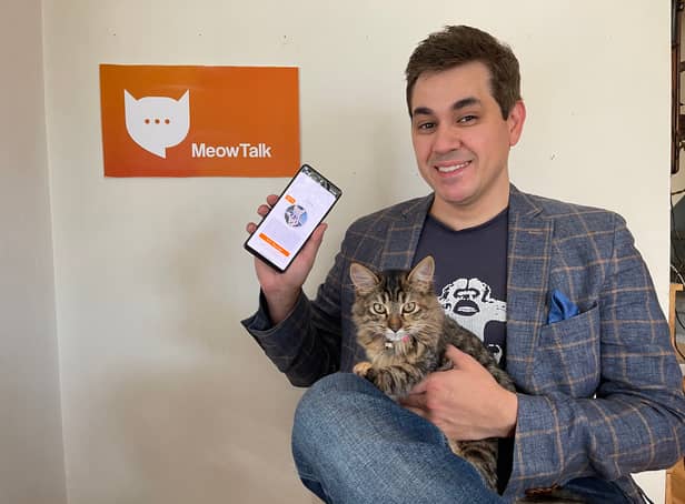 <p>Meow Talk founder Javier Sanchez</p>