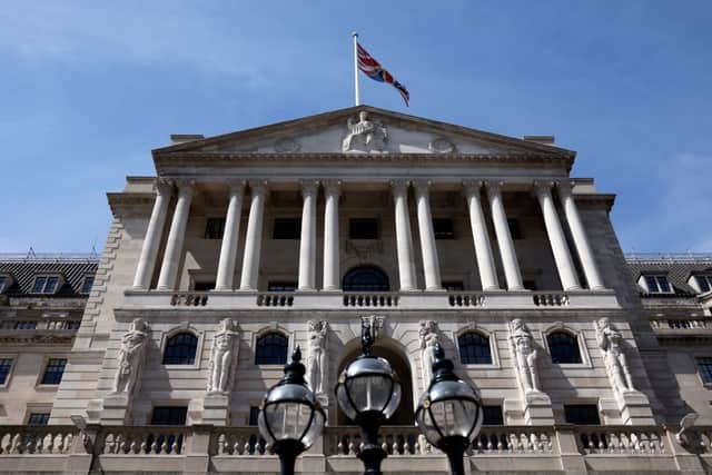 The Bank of England sometimes funds government borrowing through quantitative easing (image: AFP/Getty Images)