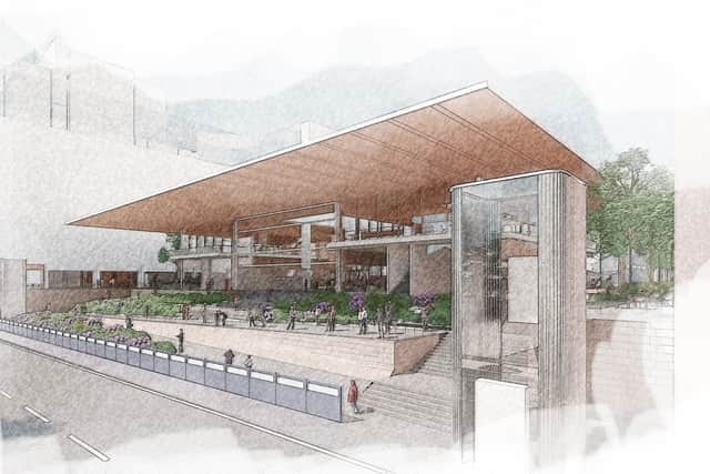 One of the sketches of what the Buchanan Galleries development could look like.