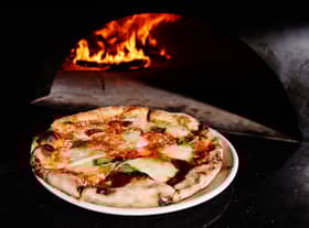 View of pizza during Netflix’s Chef’s Table: Pizza LA Reception at Pizzeria Bianco